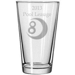 Pool Pint Glass